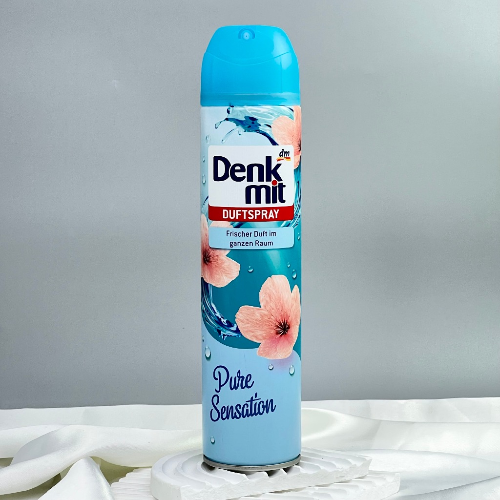 Bình xịt thơm phòng Denkmit 300ml hương hoa khử mùi hàng chuẩn nội địa Đức chính hãng 100% - EU Choice