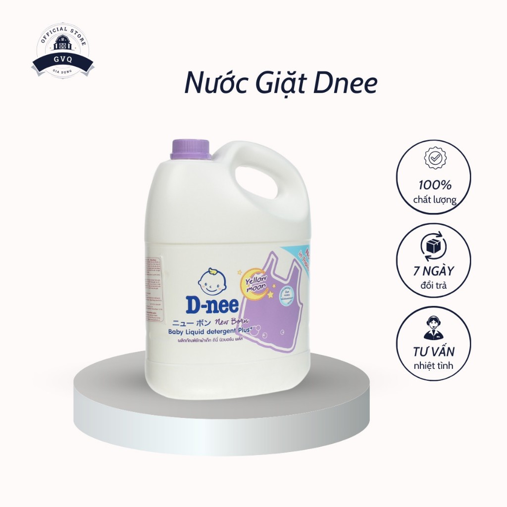 Nước Giặt Dnee Cho Bé An Toàn Dịu Nhẹ Hàng Chính Hãng (GVQ Store)