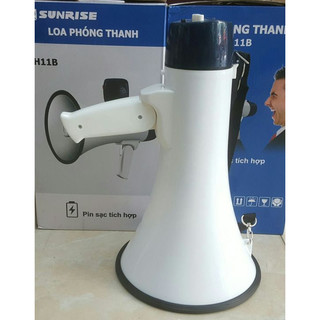 Loa phóng thanh hướng dẫn đoàn có micro rời cầm tay, bluetooth, sunrise sh11b, loa rao hàng