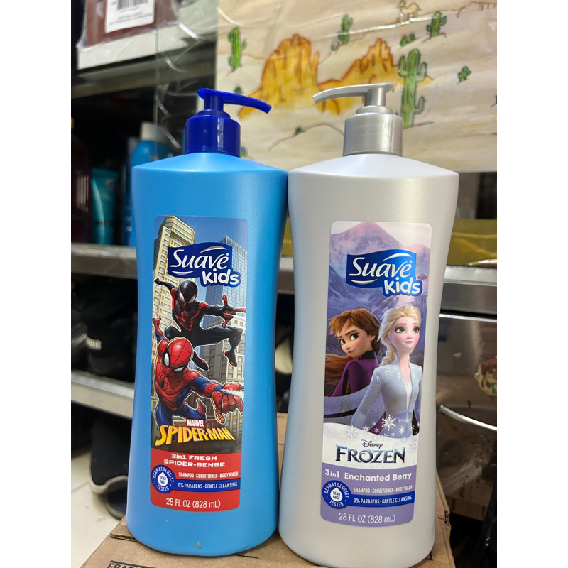Sữa tắm gội 3 in 1 Suave Kids 828ml