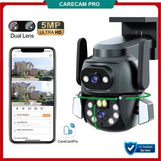 Camera WIFI Carecam Ptz Ngoài trời 5.0Mpx, 3.0MP & Thẻ nhớ  128GB 64GB 32GB