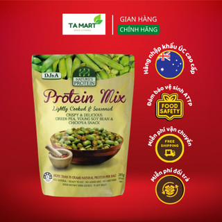 Hỗn Hợp Đậu sấy giòn rụm DJ&A 70g - Nhập khẩu Úc - Green peas snack DJ&A