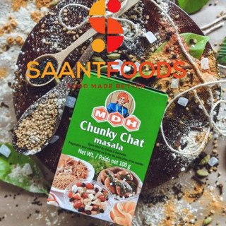 Gia vị ấn độ chunky chat masala mdh 100 gram