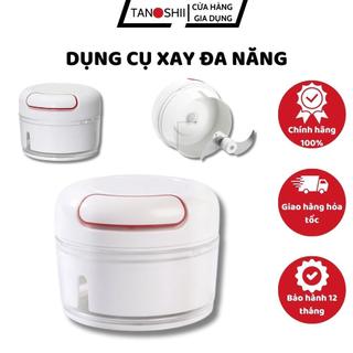 Dụng Cụ Xay Tỏi, Gừng, Ớt, Thịt Mini Cầm Tay Cao Cấp - Dây Rút Tiện Lợi Dễ Dàng Tháo Lắp