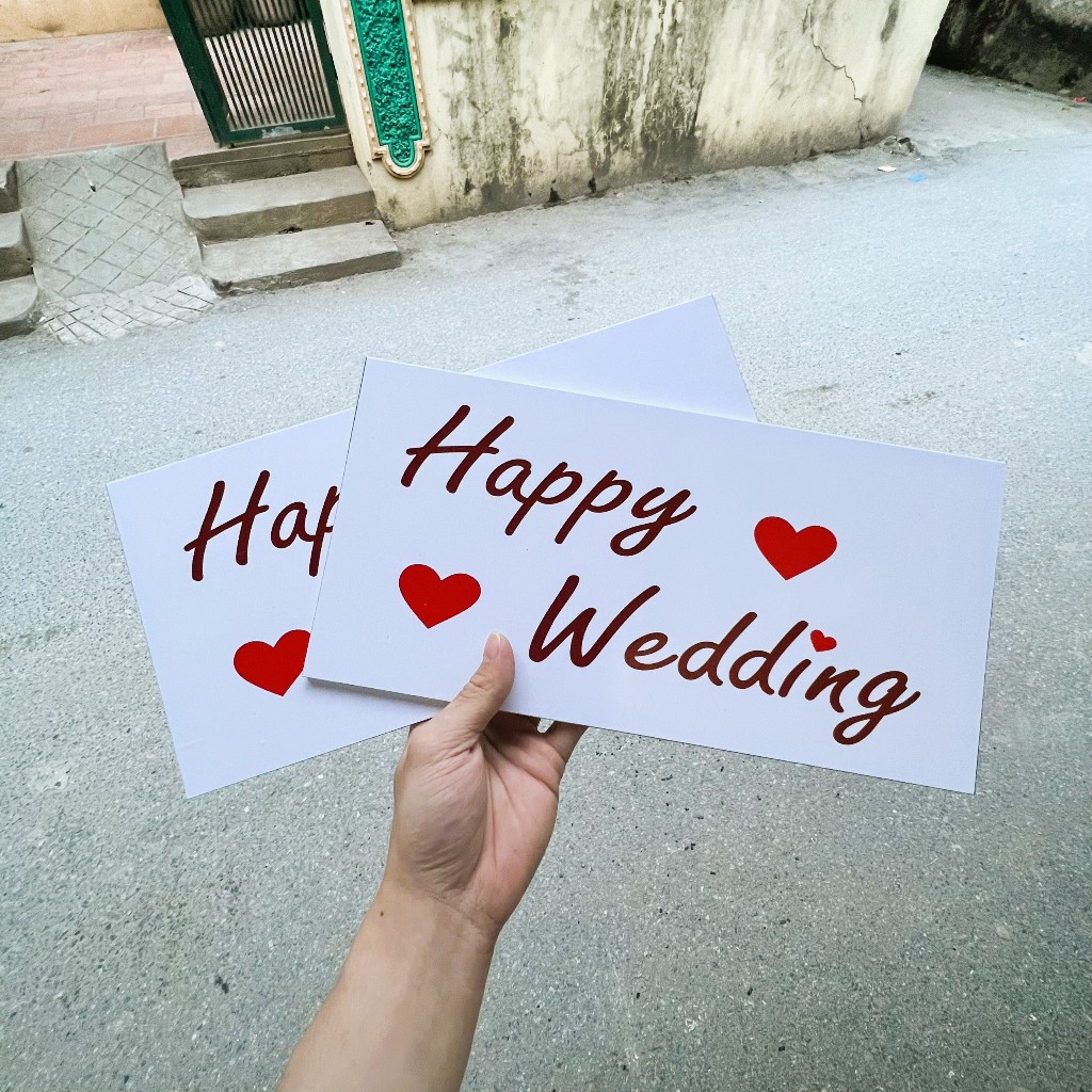 Bảng che biển số trang trí - xe hoa - đám tiệc cưới