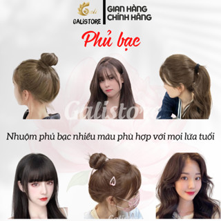  Thuốc nhuộm tóc Phủ Bạc màu Nâu thời trang Nâu socola Nâu lạnh mật ong Nâu tây Nâu sáng tặng oxy trợ nhuộm Galistore 