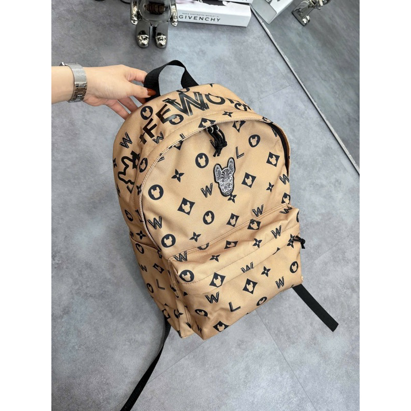 Balo lifework vải dù 2 màu đeo vai unisex