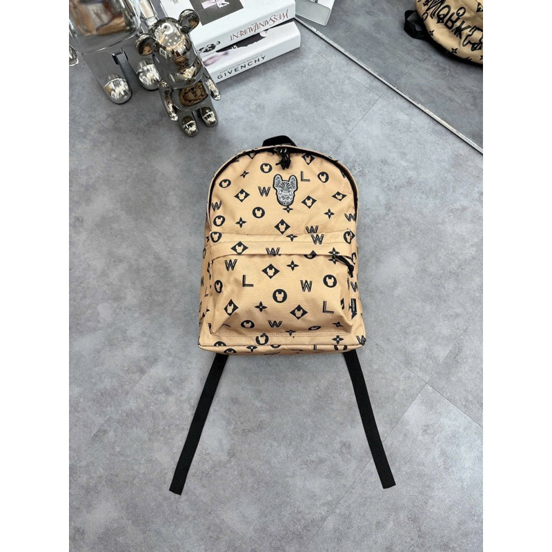 Balo lifework vải dù 2 màu đeo vai unisex