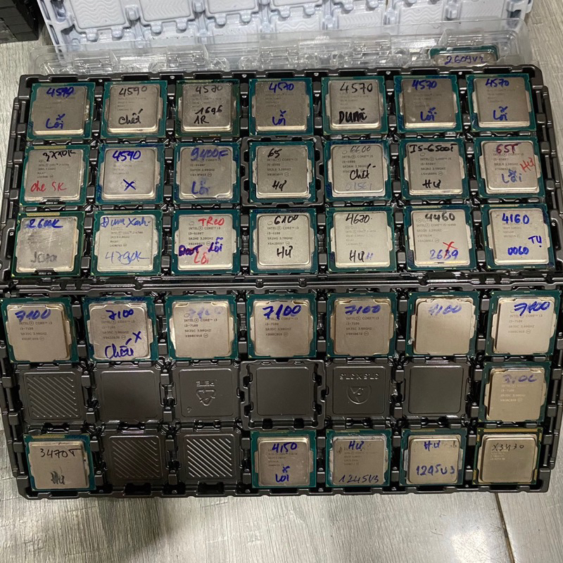cpu chết , cpu lỗi   i3 6100, 7100,8100,8400,9400,10400,4770.4790,6700,8700