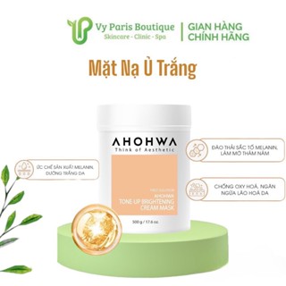 Mặt Nạ Ủ Trắng Dạng Kem Cao Cấp Ahohaw First Solution Tone-Up Brigtening Cream Mask