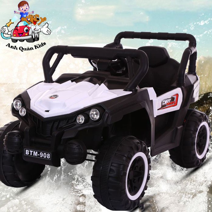 Ô tô xe điện trẻ em siêu địa hình NEL 908 - 2 chỗ ngồi - tải trọng 90kg