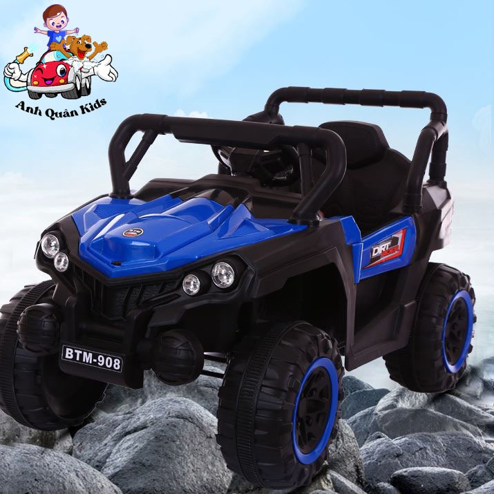 Ô tô xe điện trẻ em siêu địa hình NEL 908 - 2 chỗ ngồi - tải trọng 90kg