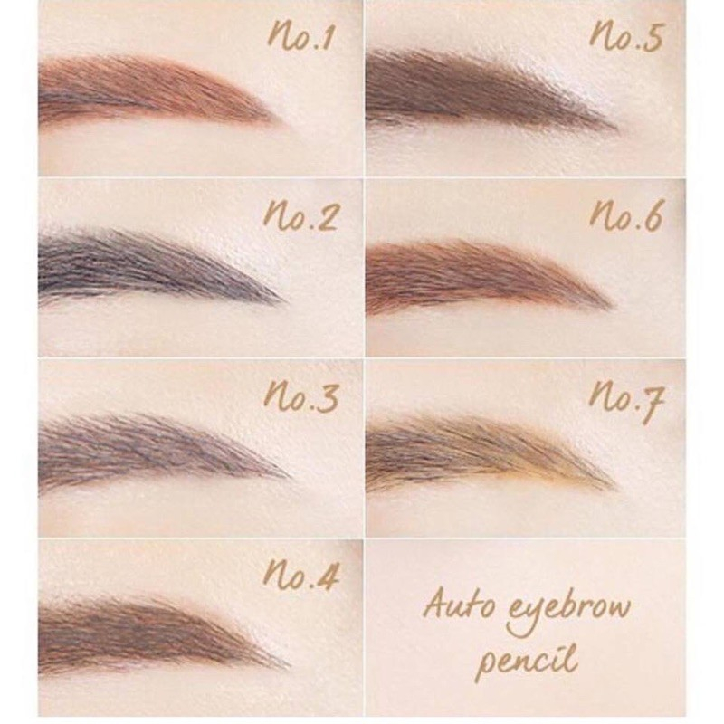 Chì kẻ mày Innisfree Auto Eyebrow Pencil Tạo Dáng Chân Mày Dễ Dàng - Innisfree Chì Kẻ Mày 2 đầu Bền Màu Lâu Trôi
