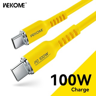 Cáp Sạc Type C to Type C 100W Wekome WDC11 1,2m cho Macbook, Laptop, điện thoại Samsung, Oppo, Xiaomi Bảo Hành 12 Thán
