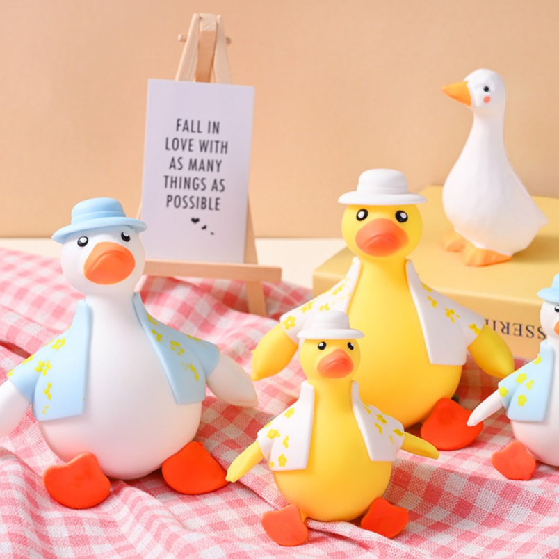 Đồ chơi bóp tay silicon VỊT co dãn mềm dẻo RÁP dễ thương giúp giải tỏa căng thẳng, stress, đồ chơi pop slime