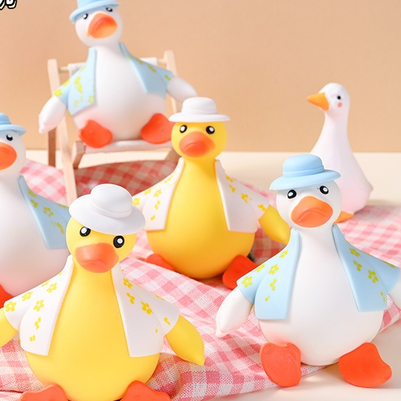 Đồ chơi bóp tay silicon VỊT co dãn mềm dẻo RÁP dễ thương giúp giải tỏa căng thẳng, stress, đồ chơi pop slime