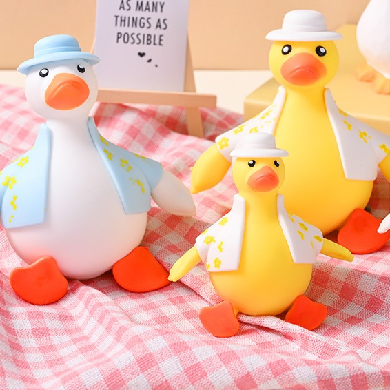 Đồ chơi bóp tay silicon VỊT co dãn mềm dẻo RÁP dễ thương giúp giải tỏa căng thẳng, stress, đồ chơi pop slime