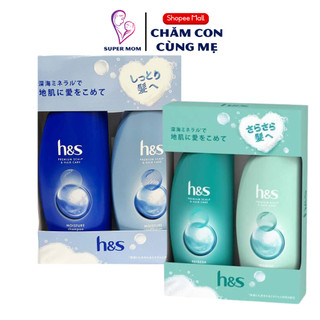 Bộ dầu gội và xả h&s nhật bản giảm ngứa gàu hs 350ml