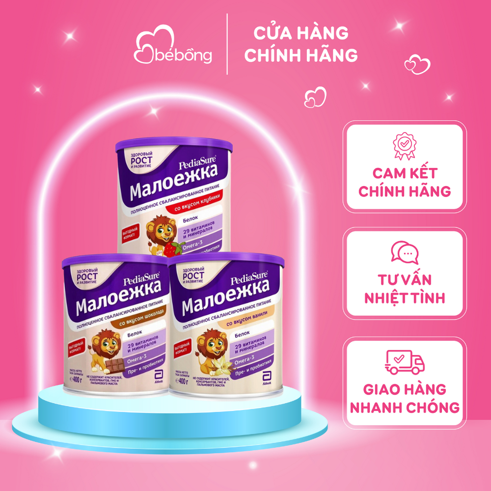 Sữa PediaSure Nga hộp 400g (1-10+ years)