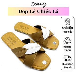 Dép Lê Hình Chiếc Lá Mới Lạ, Mỏng Nhẹ Êm Chân D.Chiecla