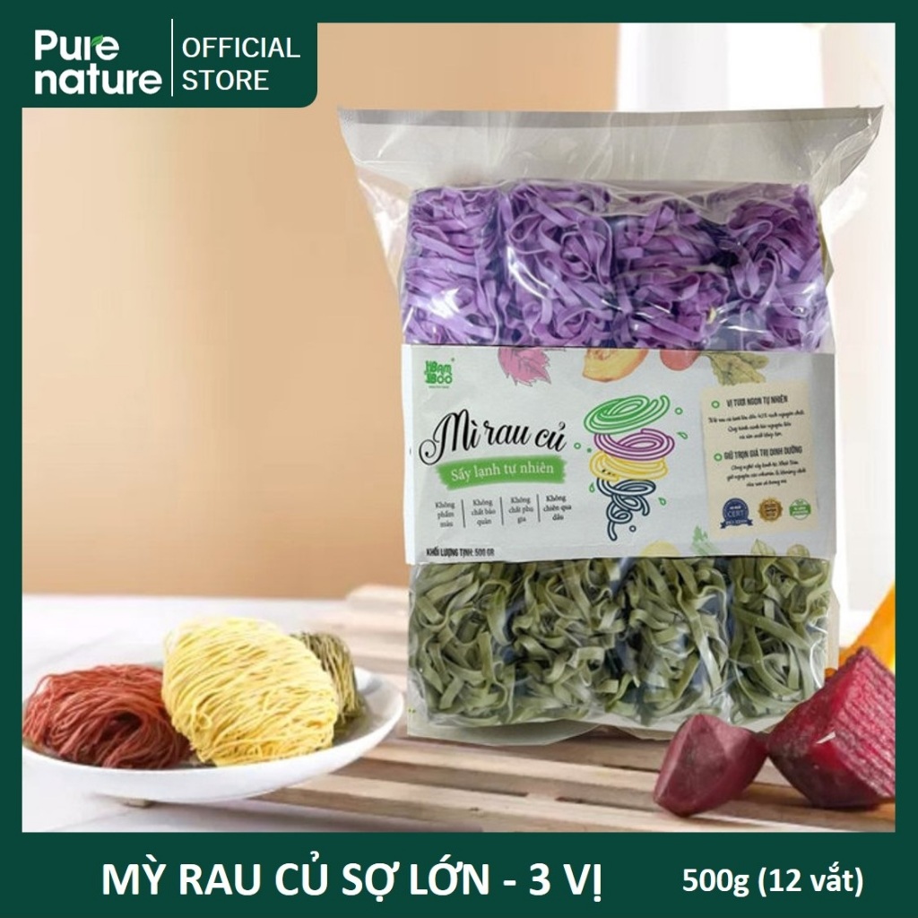 Pure Nature - Mỳ Rau Củ Sấy Lạnh Tự Nhiên