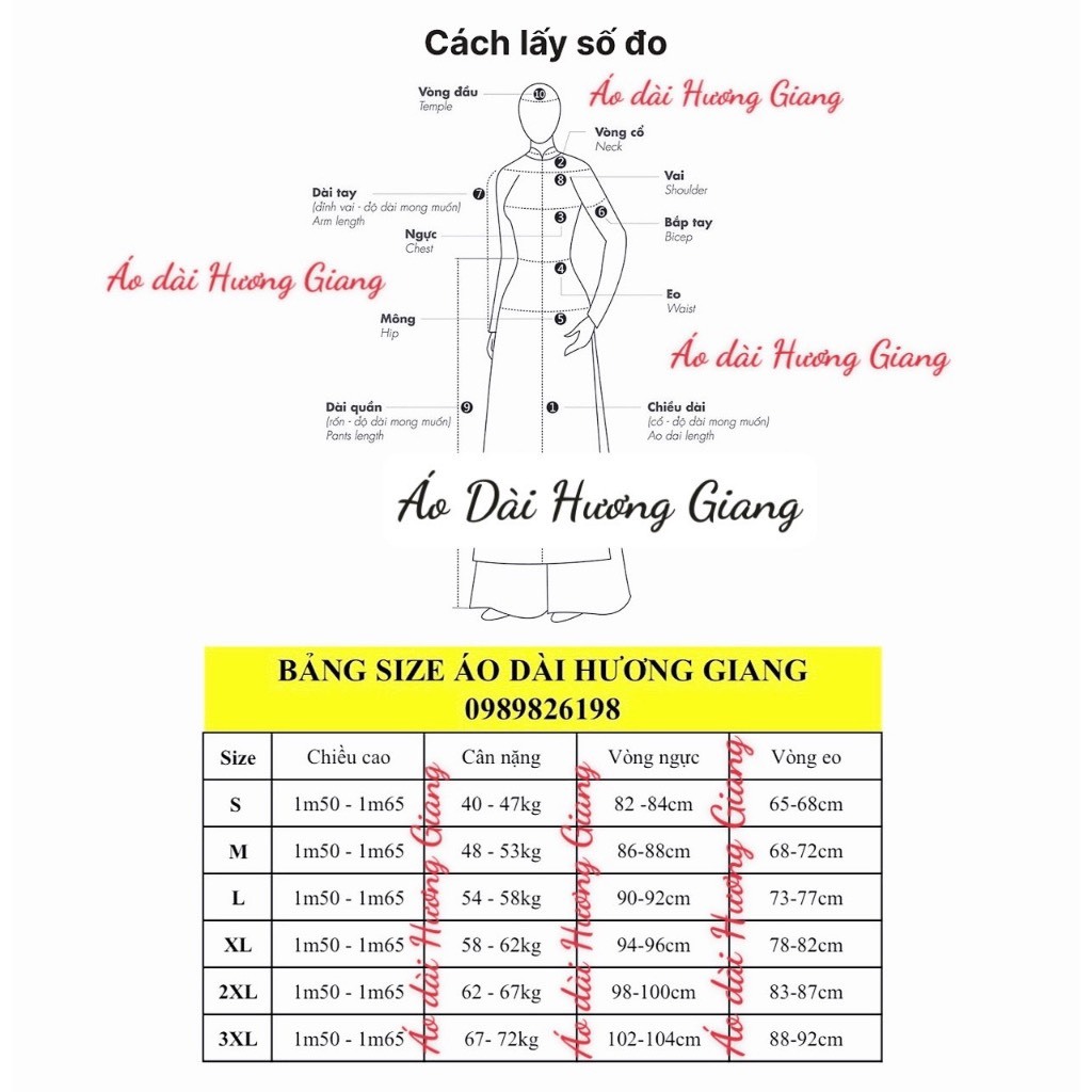 Áo dài 4 tà lụa chiffon 4 tà phối màu mới lạ, áo dài đồng phục - Áo dài Hương Giang