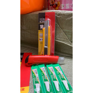 Combo Dao rọc giấy 18mm + lưỡi dao rọc giấy