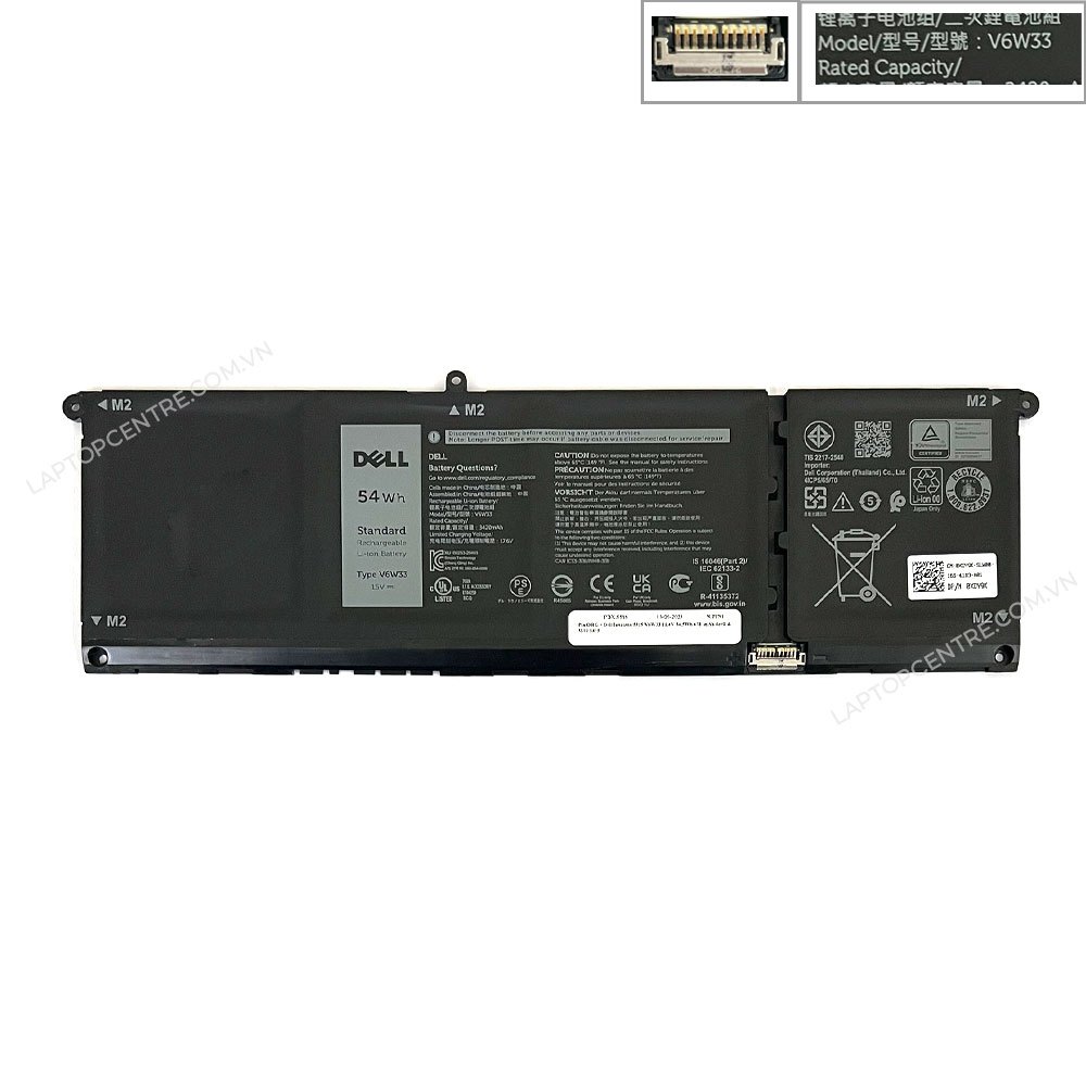 Pin Dell Inspiron 5515 V6W33 tương thích 5510 5415