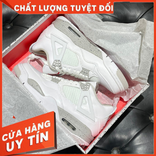 [shopgiay1099] Giày Sneaker Jordan 4 Oreo (2021) “ Tech Grey “