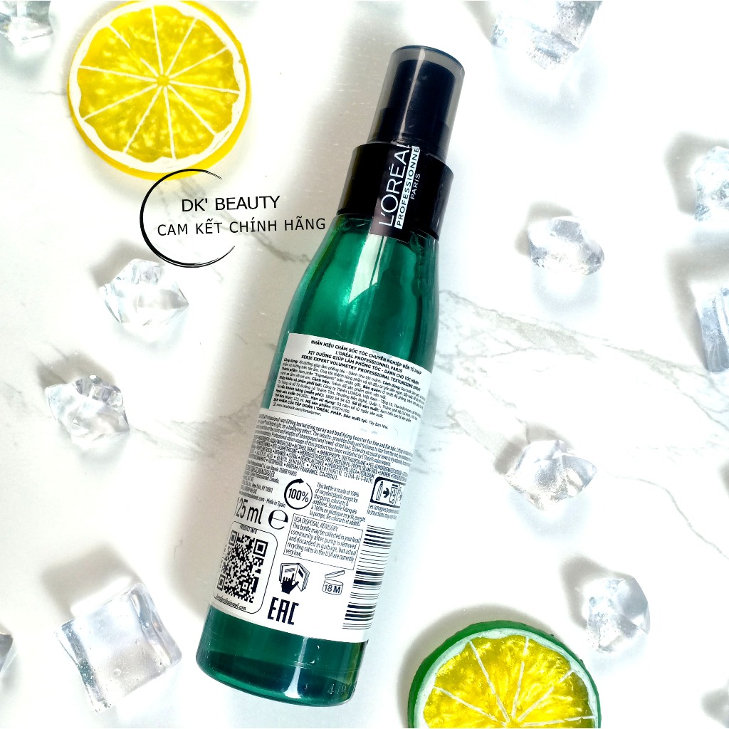 Xịt Dưỡng Làm Phồng Tóc Giúp Tóc Dầy Hơn Loreal Professionnel - Volumetry 125ml