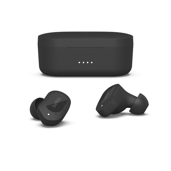 Tai nghe không dây Belkin Soundform Play, kết nối bluetooth, chống nước IPX5, pin 38 tiếng, hỗ trợ 2 mic, chính hãng