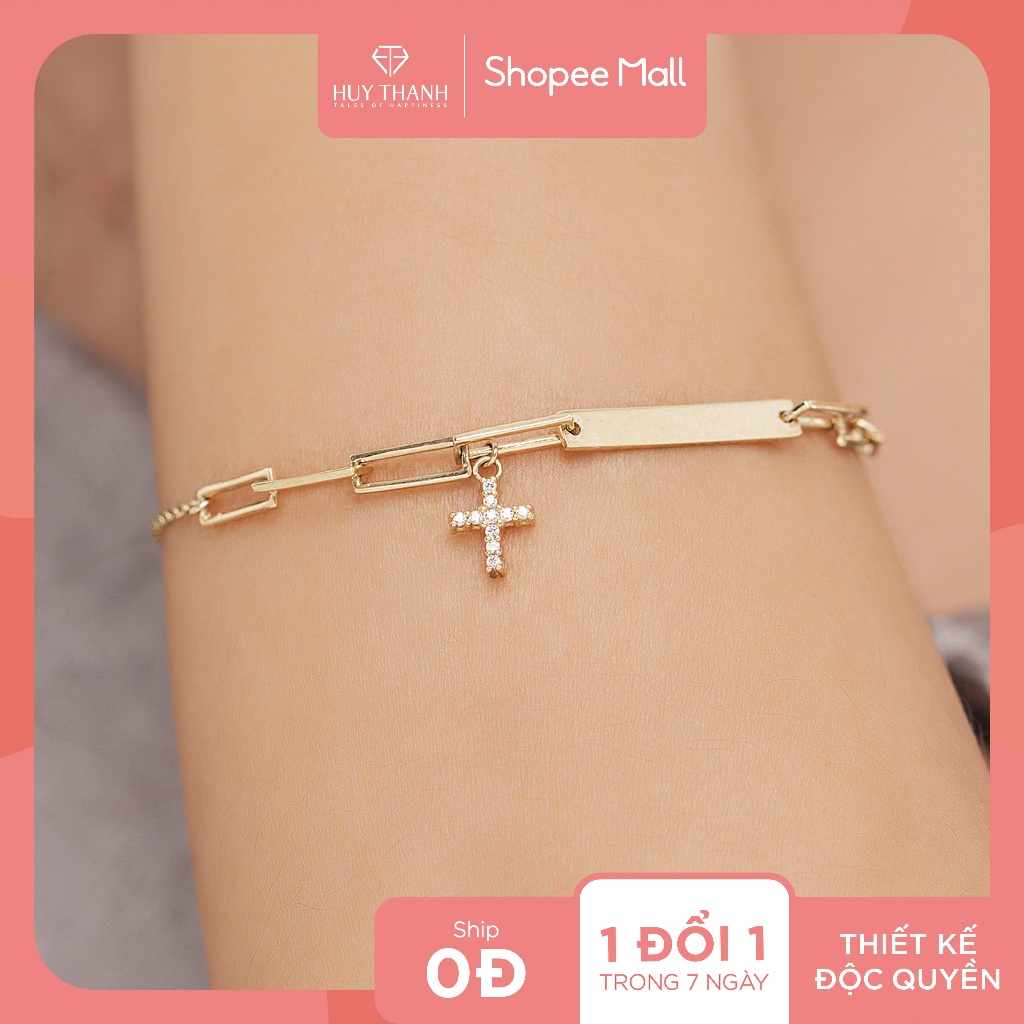 Lắc Tay Vàng 14k LLF96 Huy Thanh Jewelry