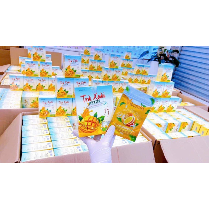 Trà XANH GIẢM CÂN THẢI ĐỘC HỘP 12 GÓI)