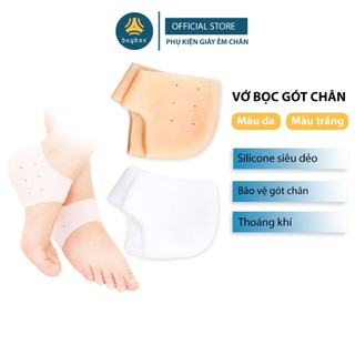Vớ bọc gót chân silicone chống nứt nẻ chống bong tróc da và giúp làm hồng gót sen - buybox - BBPK68