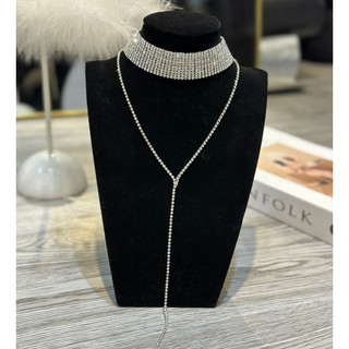 Choker - vòng cổ nữ đính đá sang trọng romhouse ms440039