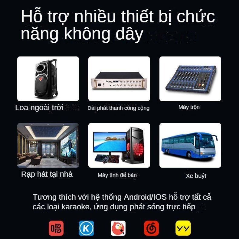 Micro không dây kiểu kẹp giảm tiếng ồn, phù hợp cho giáo viên hỗ trợ/giảng dạy, biểu diễn sân khấu, thu âm nhạc cụ