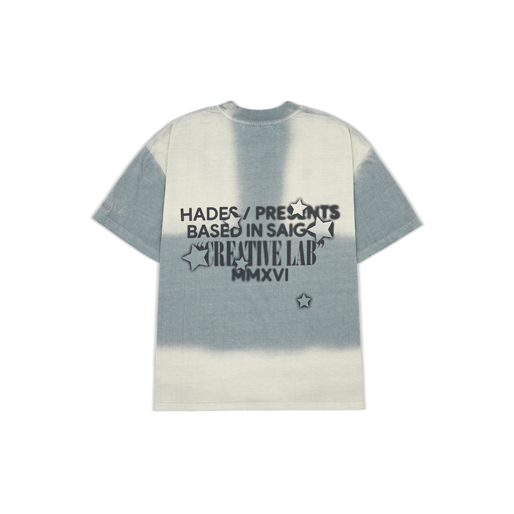 ÁO THUN TAY LỠ UNISEX STAR BLUR TEE COTTON 2 CHIỀU - HADES BRAND CHÍNH HÃNG