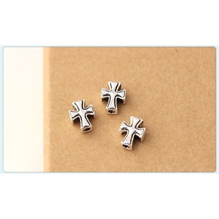 Charm thánh giá bạc thái mix vòng tiện lợi