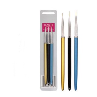Set cọ vẽ nét xanh cọ vẽ móng (SET 3 cây)