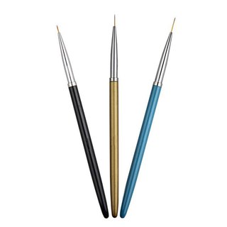 Set cọ vẽ nét xanh cọ vẽ móng (SET 3 cây)
