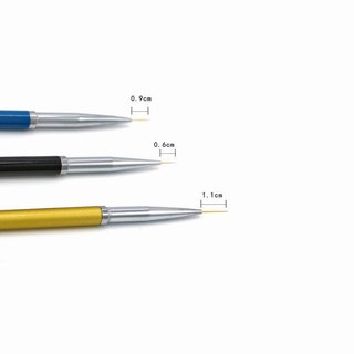 Set cọ vẽ nét xanh cọ vẽ móng (SET 3 cây)