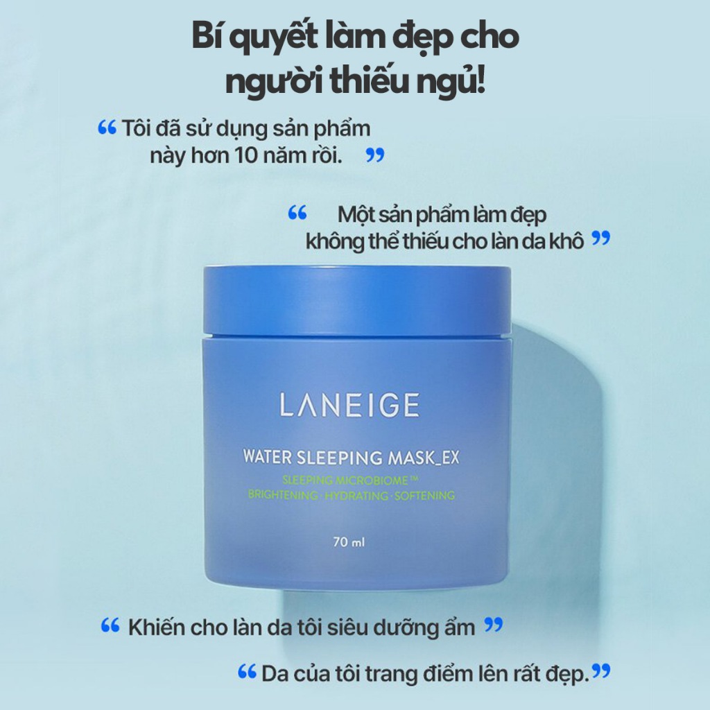 Mặt nạ ngủ tăng khả năng tự vệ của da LANEIGE Water Sleeping Mask EX 25ml