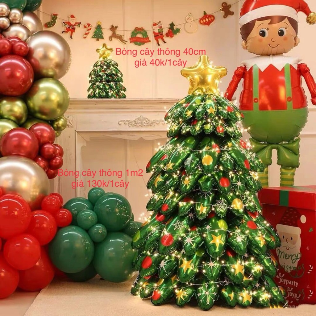 Set Thông Bóng Noel - Trang Trí Giáng Sinh