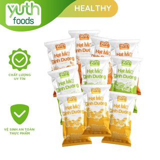 Combo Mix 10 gói Hạt mix dinh dưỡng Yuth Foods 30g - Ăn vặt healthy, thuần chay, ngon bổ dưỡng
