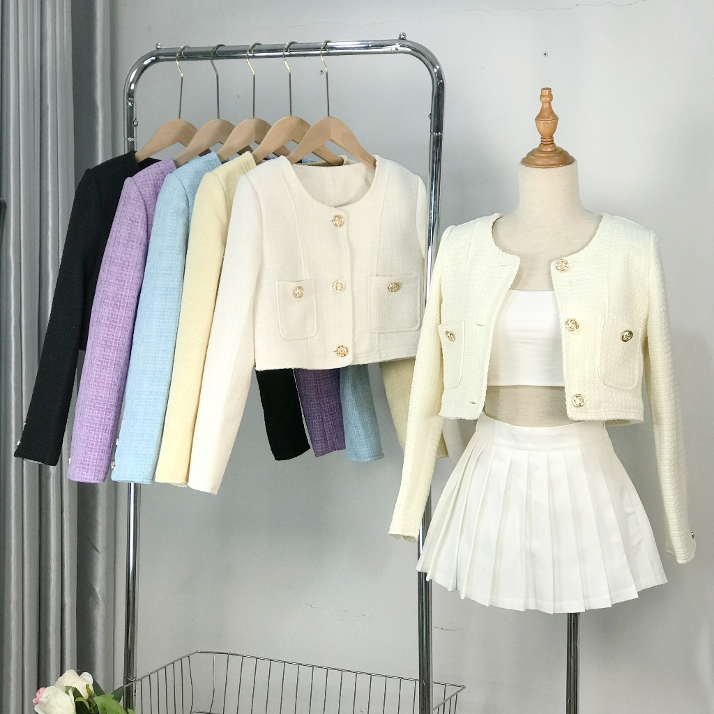 Áo Khoác Dạ Dáng Lửng Basic (NHIỀU MÀU) HH65 HaLuu Store | BigBuy360 - bigbuy360.vn