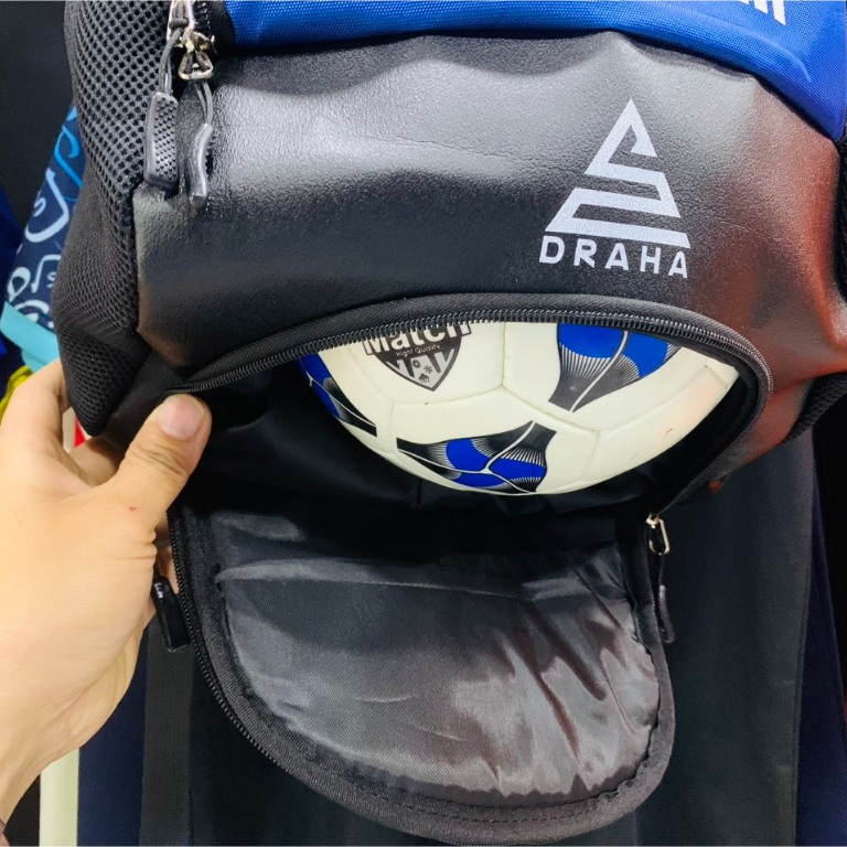 Balo Bóng Đá In Tên Số + Logo Theo Yêu Cầu, Balo Thể Thao Chính Hãng Draha