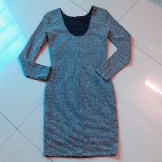 Đầm nỉ body dài tay nữ