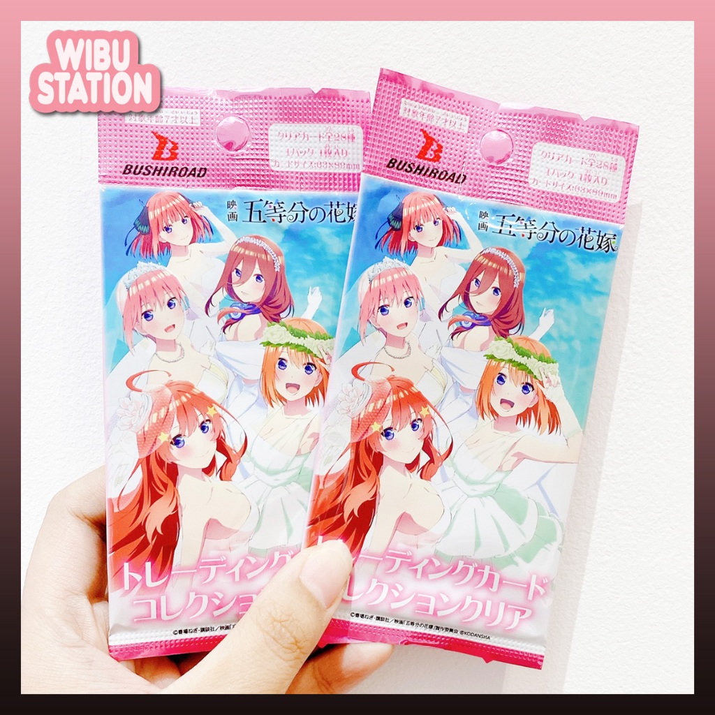 Thẻ nhân phẩm Clear Card Gotoubun no Hanayome Vol 3 (BUSHIROAD)