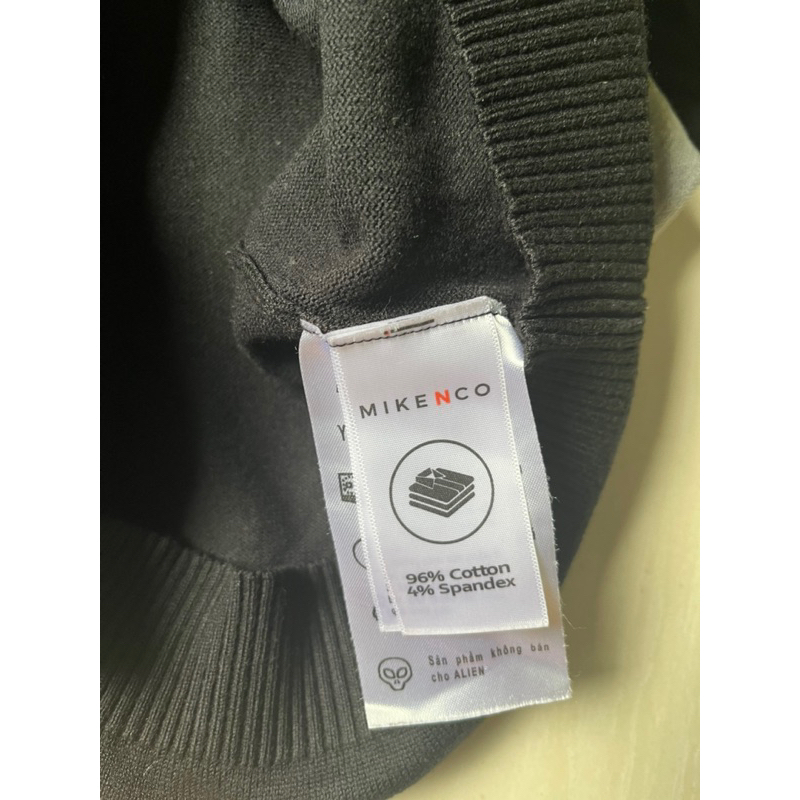 Áo len nam cổ tròn Mikenco