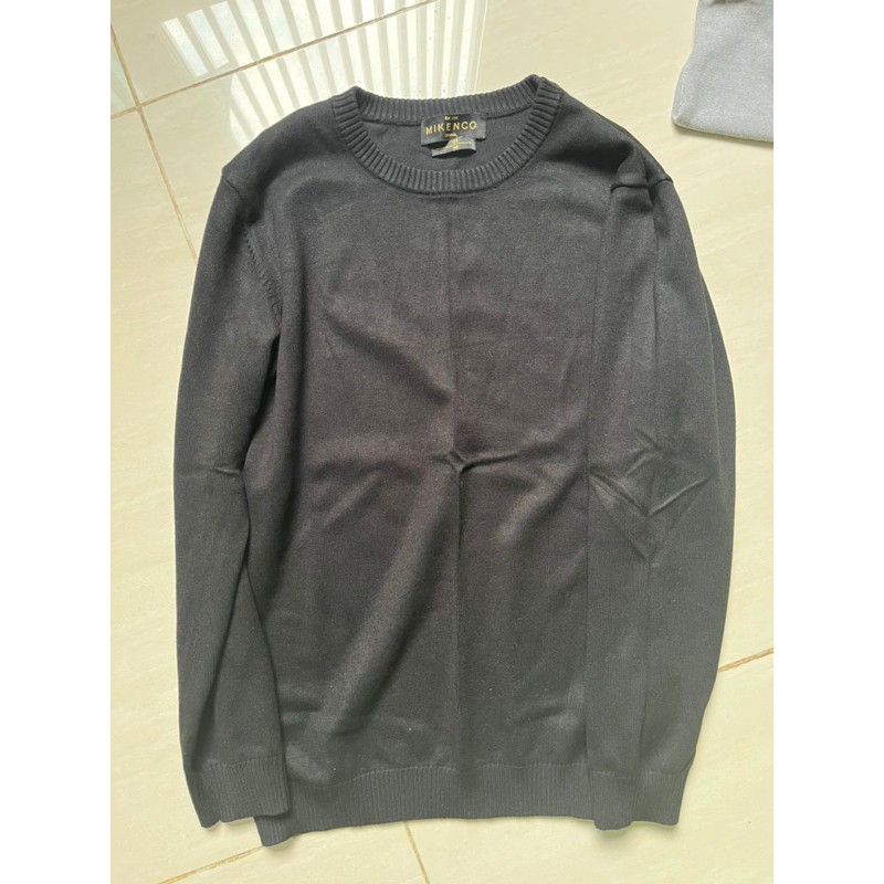 Áo len nam cổ tròn Mikenco